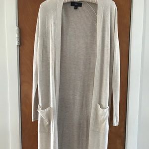 Beige Mossimo Duster Sweater Lightweight M